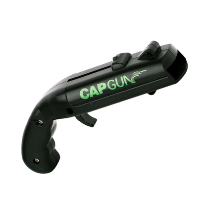 Bottle opener with a shooting effect