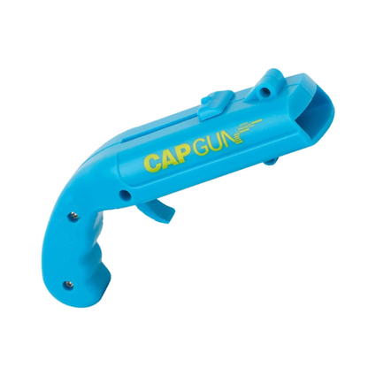 Bottle opener with a shooting effect