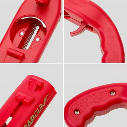Bottle opener with a shooting effect